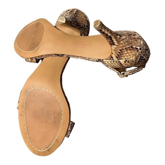Steven by Steve Madden Viienna Reptile Print Sandals Size 8M - Picture 6 of 8